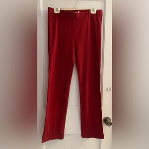 Betabrand Red Boot Cut Pants